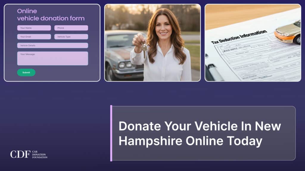 Donate Your Vehicle In New Hampshire Online Today