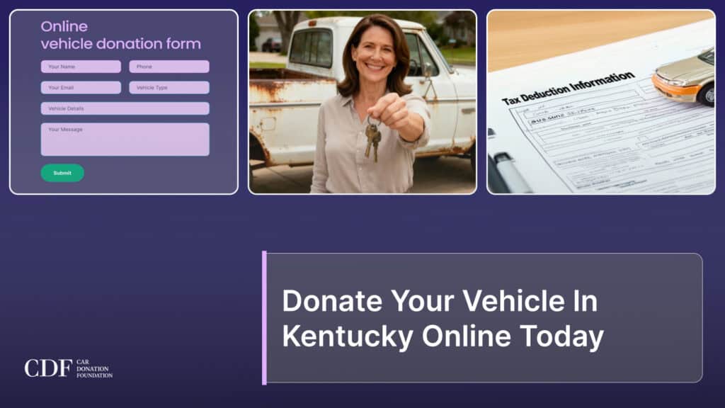 Donate Your Vehicle In Kentucky Online Today