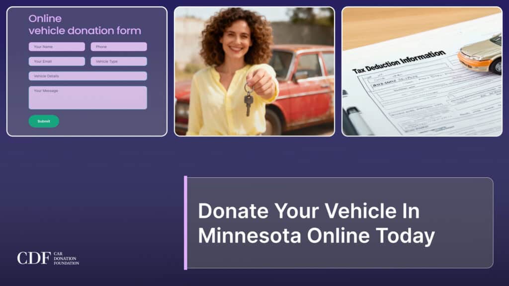 Donate Your Vehicle In Minnesota Online Today