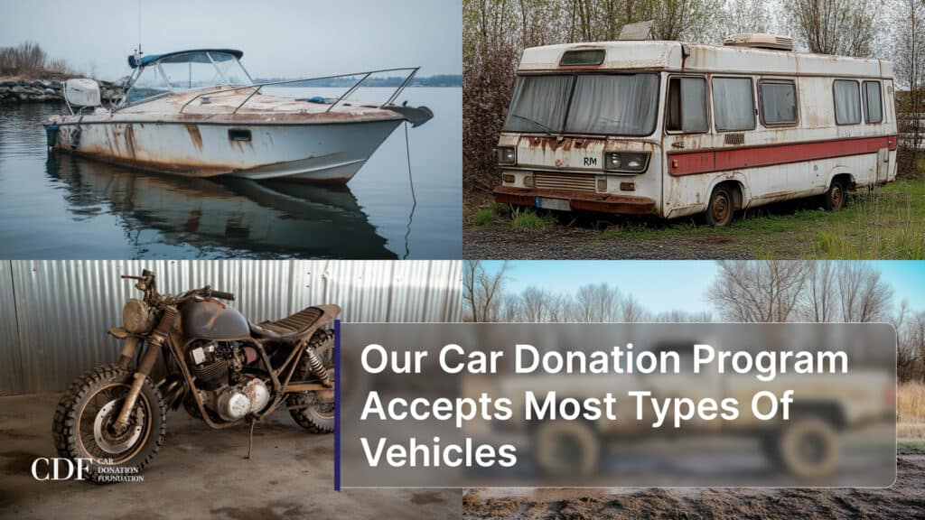 Our Car Donation Program Accepts Most Types Of Vehicles