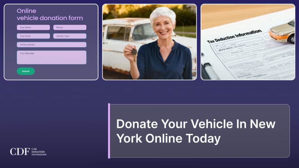 Donate Your Vehicle In New York Online Today