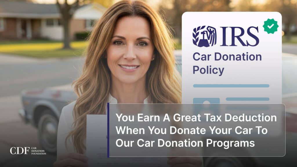 You Earn A Great Tax Deduction When You Donate Your Car To Our Car Donation Programs