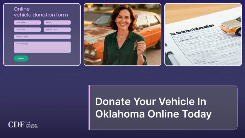 Donate Your Vehicle In Oklahoma Online Today